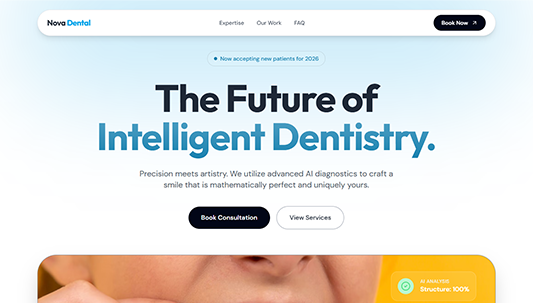 Nova Dental - Medical Professional Theme 04 Preview