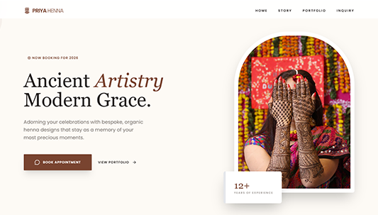 Priya Henna - Mehendi Theme 04 Preview