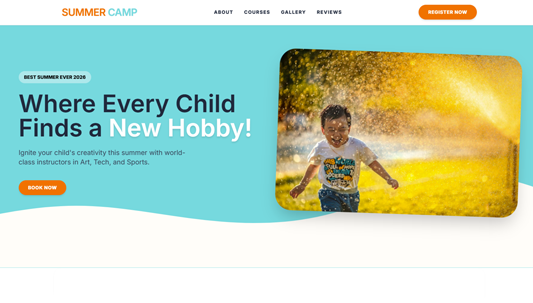 Summer Discovery Camp - Education Theme 03 Preview